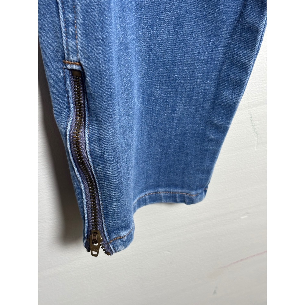 Madewell Roadtripper Jeggings High Rise Skinny Jeans Medium Wash Ankle Zip 30 - Picture 4 of 8